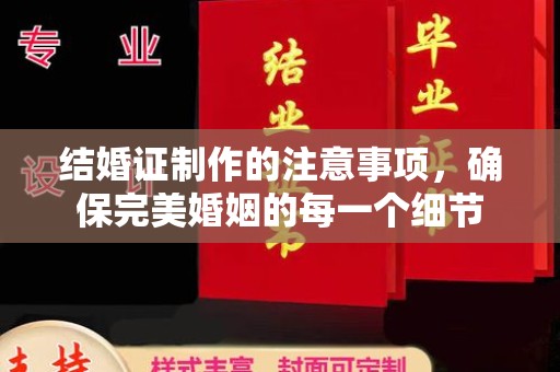 义县结婚证制作的注意事项，确保完美婚姻的每一个细节
