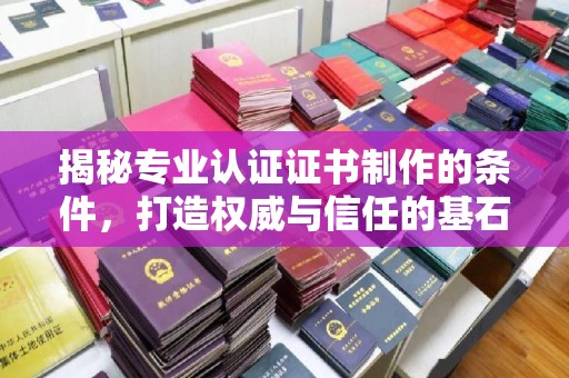 义县揭秘专业认证证书制作的条件，打造权威与信任的基石