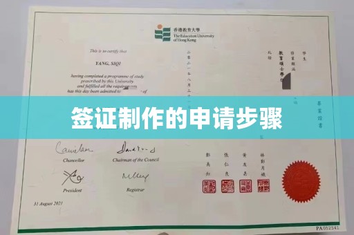 义县签证制作的申请步骤